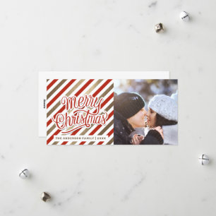 Joyeux Noël sur mesure Photo Carte de vacances
