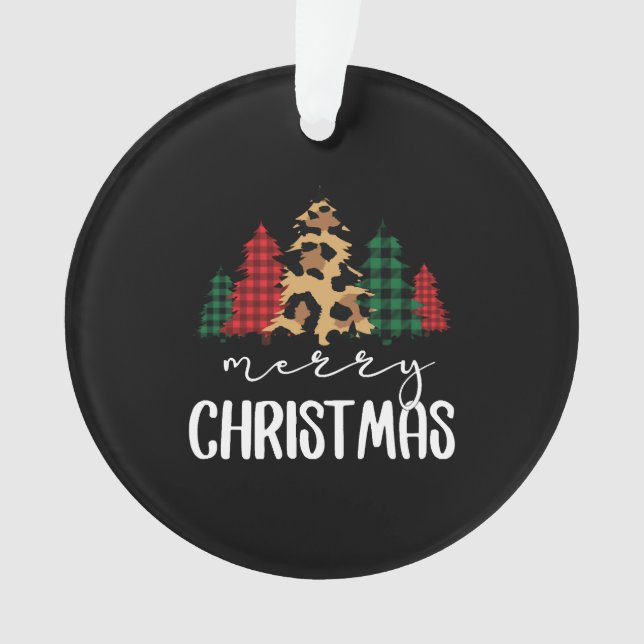Joyeux Noël Svg Leopard Tree (devant)