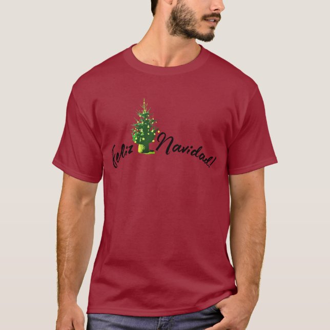 Joyeux Noël ! T-Shirt arbre de Noël (Devant)