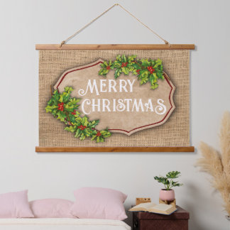 Joyeux Noël Vintage Tapisserie