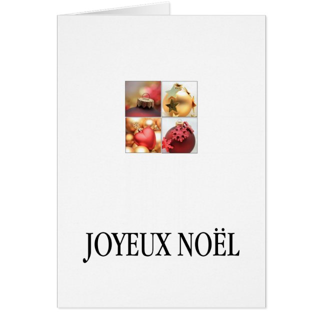 Joyeux Noël - Weihnachten in Frankreich - Carte de (Vorne)