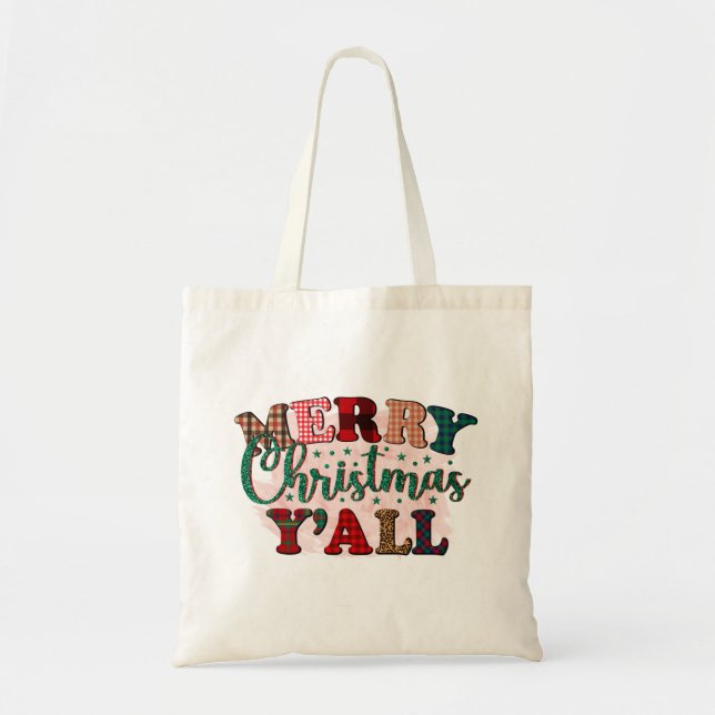 Joyeux Noël Y"tous sacs fourre-tout (Devant)