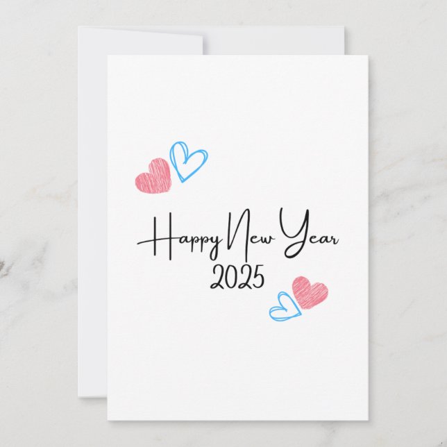 JOYEUX NOUVEL AN 2025 Cartes de vœux de vacances c (Devant)