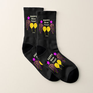 Joyeux Nouvel An avec de petites chaussettes