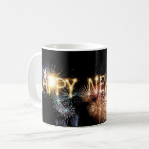 Joyeux Nouvel An Feu d'artifice Fête Mug
