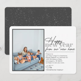 Joyeux Nouvel An Moving Faire-part Photo