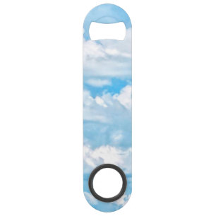 Joyeux nuages ensoleillés Arrière - plan bleu