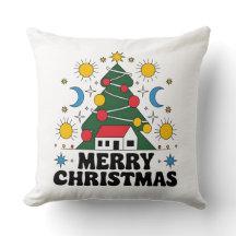 Joyeux Oreiller de Noël : Nouveau modèle festif
