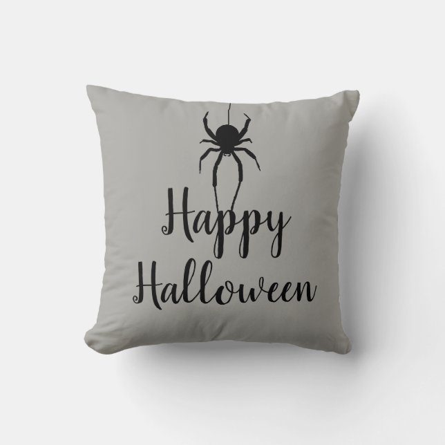 Joyeux Oreillers à lancer d'Halloween Spider (Recto)