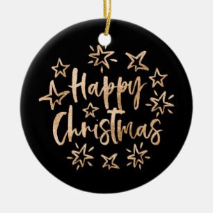 Joyeux ornement de Noël avec photo personnalisée