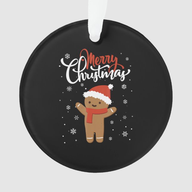 Joyeux pain d'épices de Noël | cookie de noël (devant)