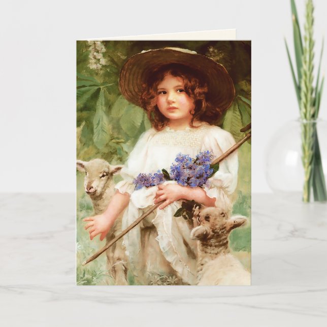 Joyeux Pâques. Carte de Pâques Art (Devant)