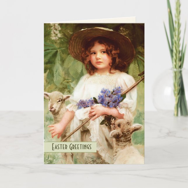 Joyeux Pâques. Carte de Pâques Art (Devant)