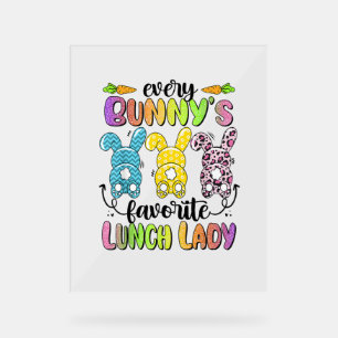 Joyeux Pâques Chaque Lapin Est Favori Déjeuner Lad