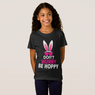 Joyeux Pâques, Être Hoppy, T-shirt Fun Bunny de Pâ