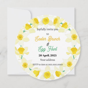 Joyeux Pâques. Invitation