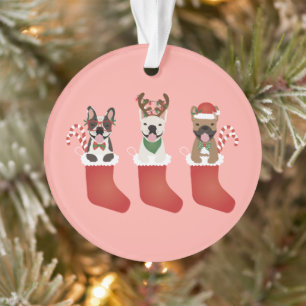 Joyeux Pawlidays Français Bulldogs Noël