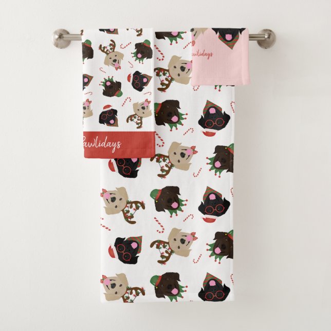 Joyeux Pawlidays Labrador Retriever Dogs (En situation)