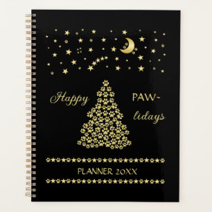 Joyeux Pawlidays, Or brillant Paw sapin de Noël