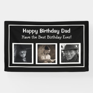 Joyeux père d'anniversaire, bannière d'anniversair