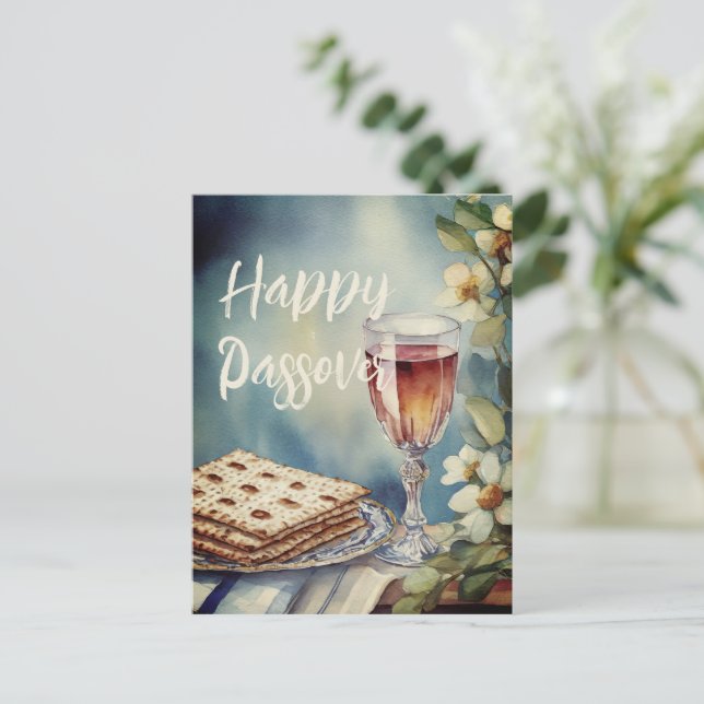 Joyeux Pesach de Pâque | Carte postale de vacances (Debout devant)