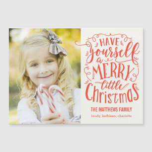 Joyeux petit Noël Carte magnétique