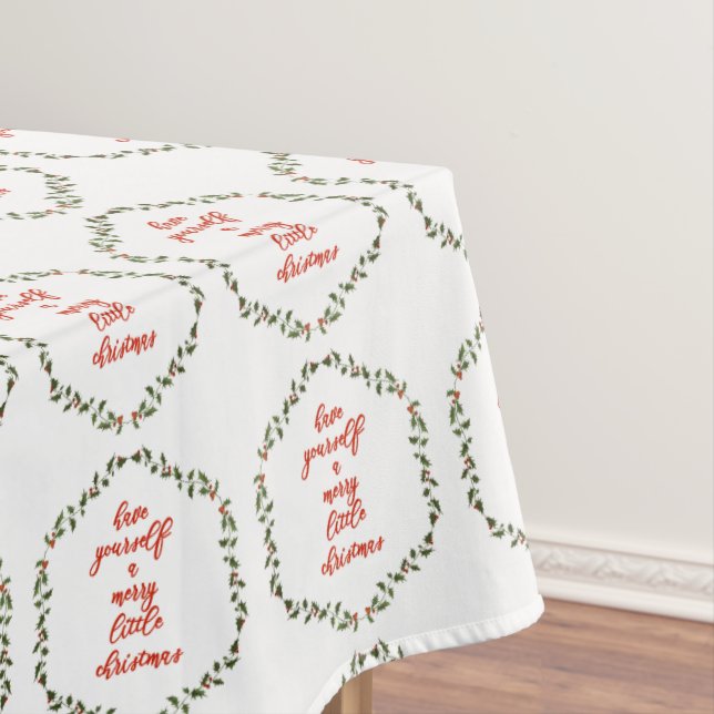 Joyeux petit Noël - Nappe de couronnes Holly (In Situ)