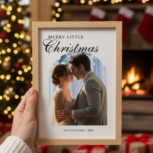 Joyeux petit Noël Romantique Carte Couple