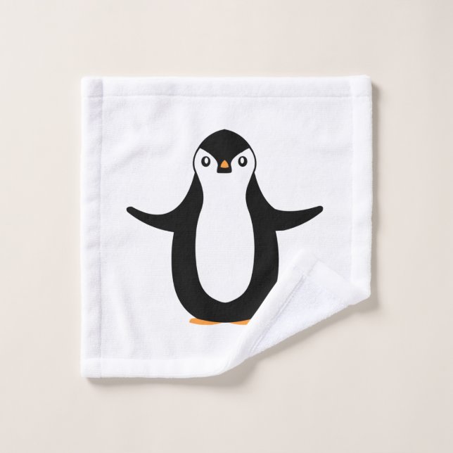 Joyeux pingouin (Gant de toilette)