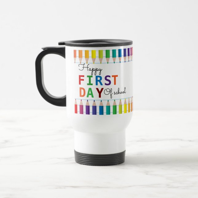 Joyeux premier jour de l'école Mug - Fun Back to S (Gauche)