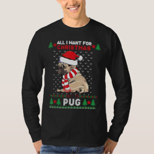 Joyeux Pugmas Noël moche Sweat Père Noël Carlin