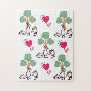 Joyeux Puzzle de Noël Pélicans de Noël