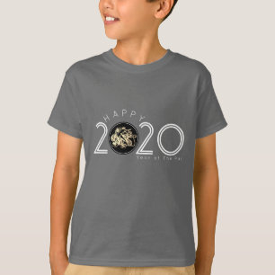 Joyeux Rat chinois Nouvel An 2020 T-shirt enfant