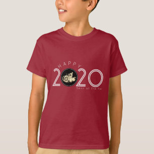 Joyeux Rat chinois Nouvel An 2020 T-shirt enfant 2