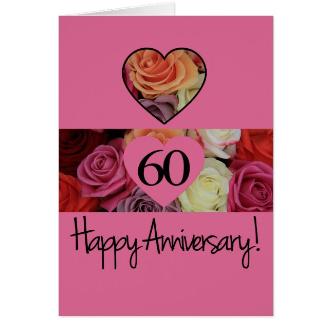 Joyeux roses du 60e anniversaire (Devant)