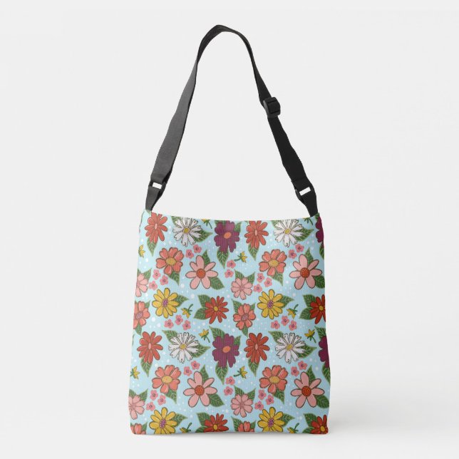Joyeux sac de carrosserie florale (Dos)
