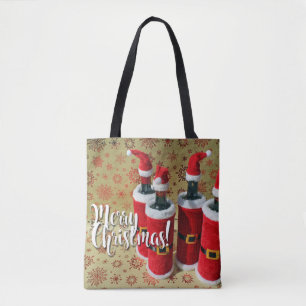 Joyeux Sac fourre-tout de vin de Noël !