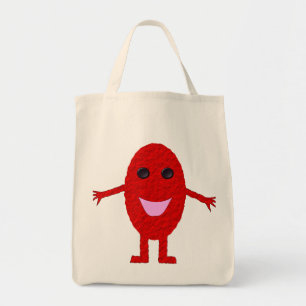 Joyeux Sac fourre-tout d'épicerie bio au raisin ro