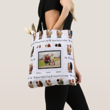 Joyeux Sac fourre-tout photo personnalisé de la fê