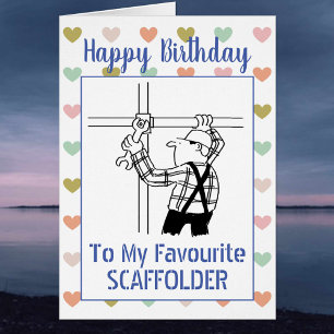 Joyeux scaffer d'anniversaire
