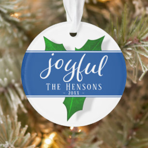 Joyeux Script moderne Holly Berry Plante