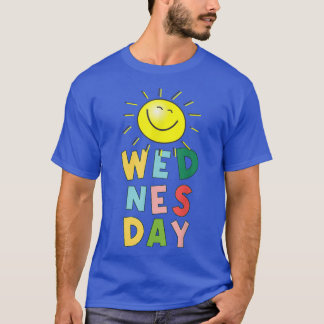 Joyeux soleil brillant mercredi T-shirt