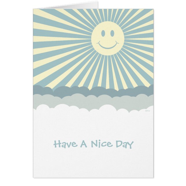 Joyeux Soleil Et Nuages (Devant)