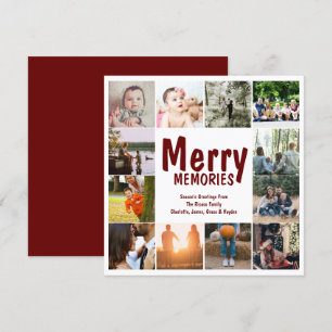 Joyeux souvenirs 12 Noël Modèle photo