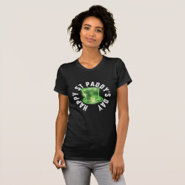Joyeux St Paddy's avec T-shirt Tophat Vert