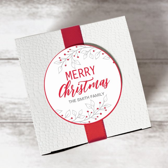 Joyeux Sticker cadeau de Noël/Joyeuses fêtes (Créateur téléchargé)