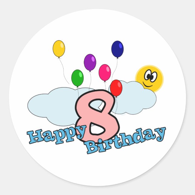 Joyeux Sticker d'anniversaire (Devant)