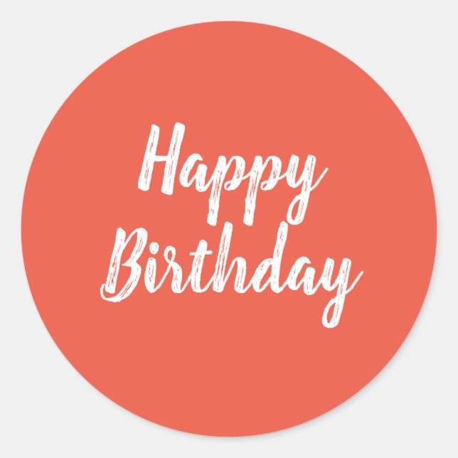 Joyeux Sticker d'anniversaire sur arrière - plan r (Devant)