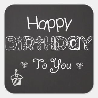 Joyeux Sticker de tableau de bord d'anniversaire