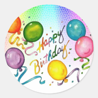 Joyeux Stickers de fête d'anniversaire